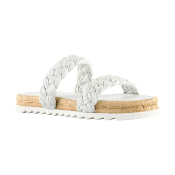 03_Marc Fisher JAIMEE FLAT ESPADRILLE BRAIDED SLIP ON - Picture 1 of 3